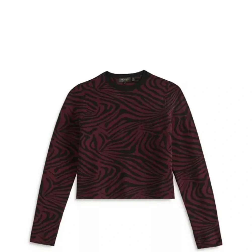 Ted Baker Zebra Print Jacquard Sweater - Picture 2 of 9